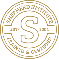 shepard_symbol The certified Shepherd Institute logo.